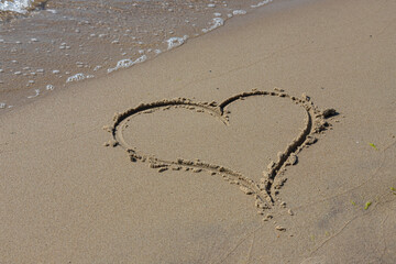 Heart of sand Love you as the grain of sand