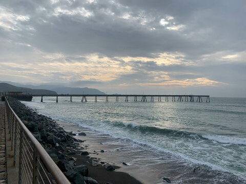 Pier and ocean
