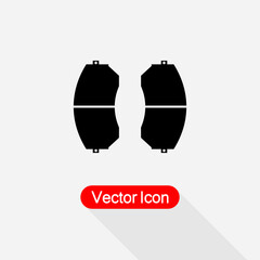 Fototapeta na wymiar Car Brake Pad Icon Vector Illustration Eps10