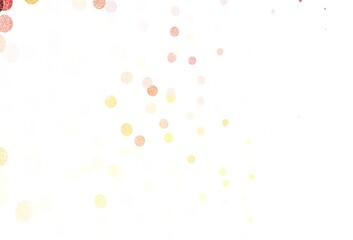 Light Orange vector backdrop with dots.