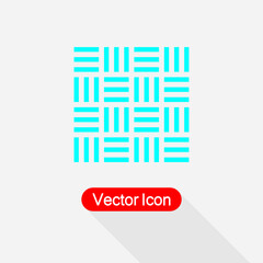 Parquet Icon Vector Illustration Eps10