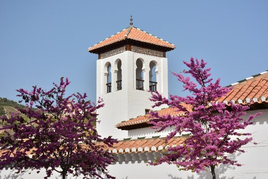 Torre de la mezquita mayor de Granada en el Albaicín
