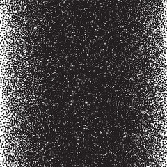 Noise texture. Distressed gradient effect in monochrome style