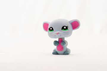 Small plastic animal toy figure.
