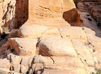 Ruins of the ancient city of Petra