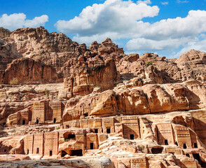 Ruins of the ancient city of Petra