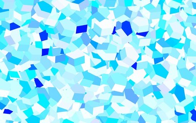 Light BLUE vector layout with hexagonal shapes.