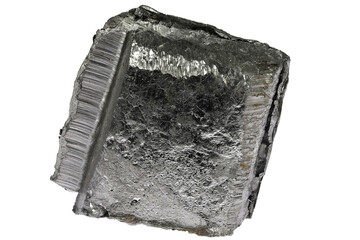 99.6% fine niobium isolated on white background