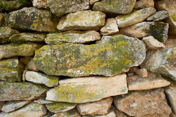 White Natural brick stone material texture background.