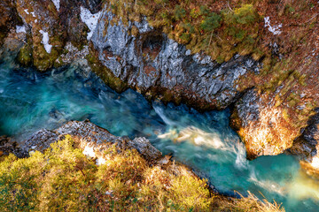River between rocks