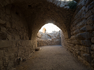 Fototapeta na wymiar Castillo de Karak, en la Carretera del Rey, en Jordania, Oriente Medio, Asia