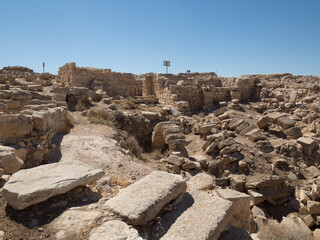 Umm-ar-Rasas en Madaba, Jordania, Oriente Medio, Asia