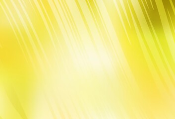 Light Yellow vector blurred shine abstract texture.