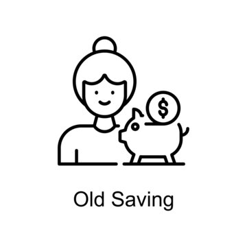Old Saving Vector Outline icons for your digital or print projects.