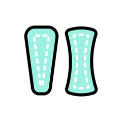 daily sanitary napkin vector illustration