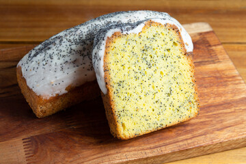 budin de limon con semillas de amapola