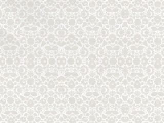 White background with a floral pattern. Folk style. 