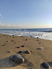 beach and sea