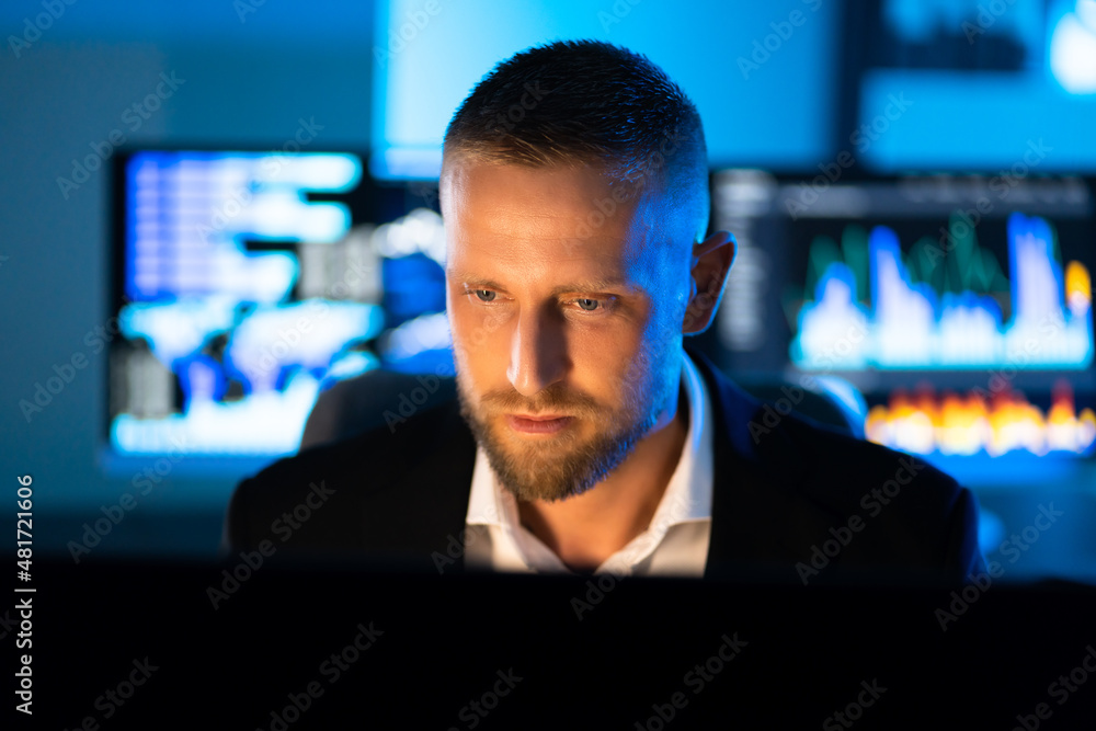 Aufkleber KPI Data Predictive Analytics Dashboard