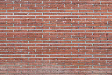 Old brown bricks dirty wall background with some imperfections