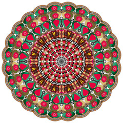Polychromatic symbolic mandalas