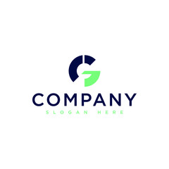 letter G and company logo, icon and vector