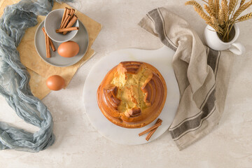 Traditional fogaça cake