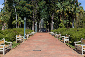 Poços de Caldas, Minas Gerais, Brazil: pedro sanches square in downtown Poços de Caldas