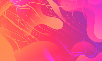 Abstract Colorful liquid background. Modern background design. gradient color. Orange, Purple Dynamic Waves. Fluid shapes composition. Fit for website, banners, wallpapers, brochure, posters