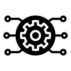 technology techno cog gear core website webpage homepage web development icon