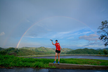 morning run for health.