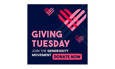 Giving Tuesday Social Media Instagram and Facebook Post