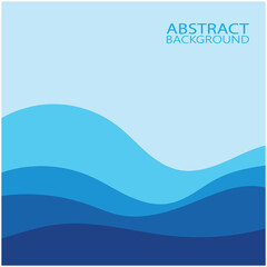Abstract Water wave design background