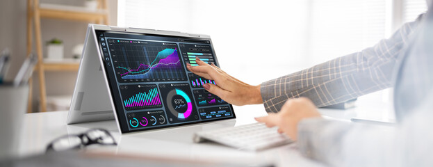 KPI Business Analytics Data Dashboard