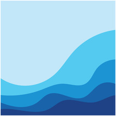 Abstract Water wave design background