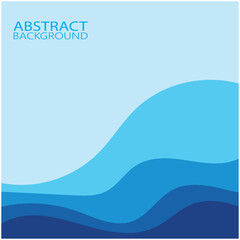 Abstract Water wave design background