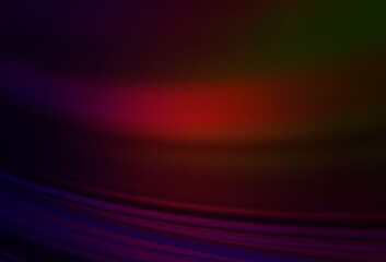 Dark Green, Red vector blurred bright pattern.