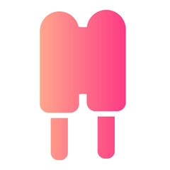ice cream gradient icon