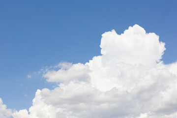 Naklejka na ściany i meble Clouds with the blue sky