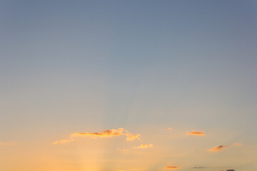 Blurry colorful of sunset, nature background