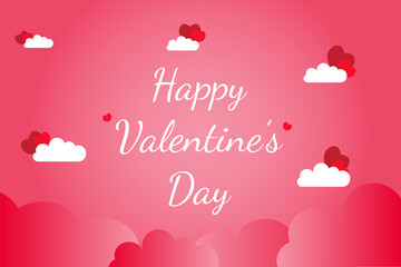 Valentine's Day illustration design is suitable for vector illustration design