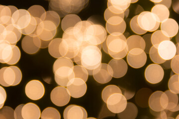 Colorful of blurred lights bokeh