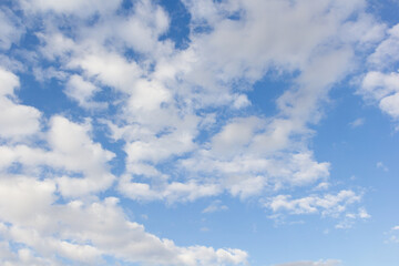 Naklejka na ściany i meble Clouds with the blue sky