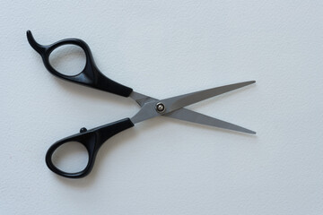 scissors on white background