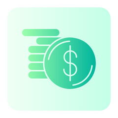 money gradient icon