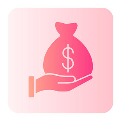 salary gradient icon