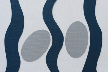 abstract background featuring a wavy paper pattern