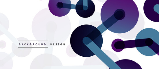 Network concept abstract background. Dots connection. Big data idea. Business template for wallpaper, banner, background or landing