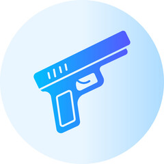 gun gradient icon