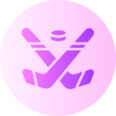 hockey gradient icon